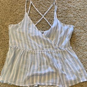 🔴3 for $15. AEO strappy tank top. Size medium.